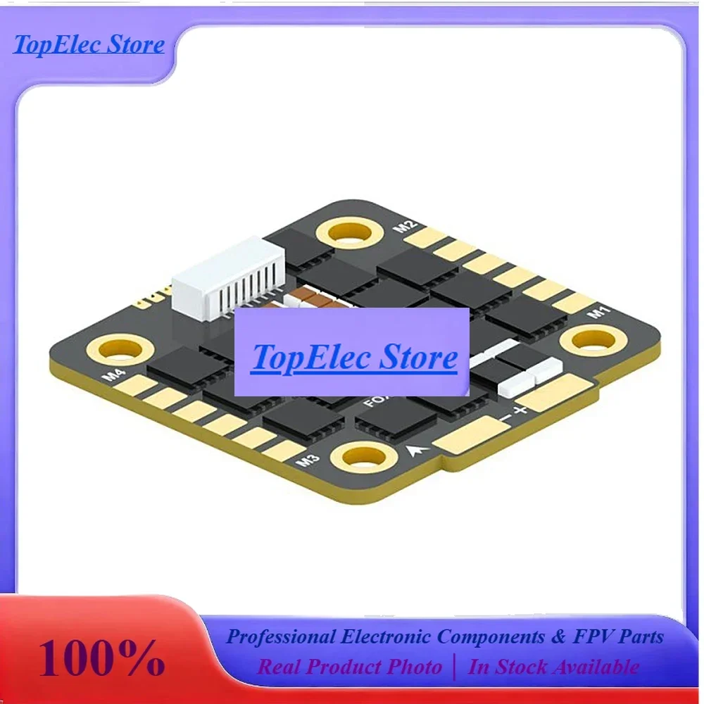 ToPssFOXEER Reaper F4 128K 65A ESC BLHeli32 4in1 3-8S Lipo Input Signal DShot 150/ 300/ 600/ 1200/ MultiShot/OneShot For RC FPV