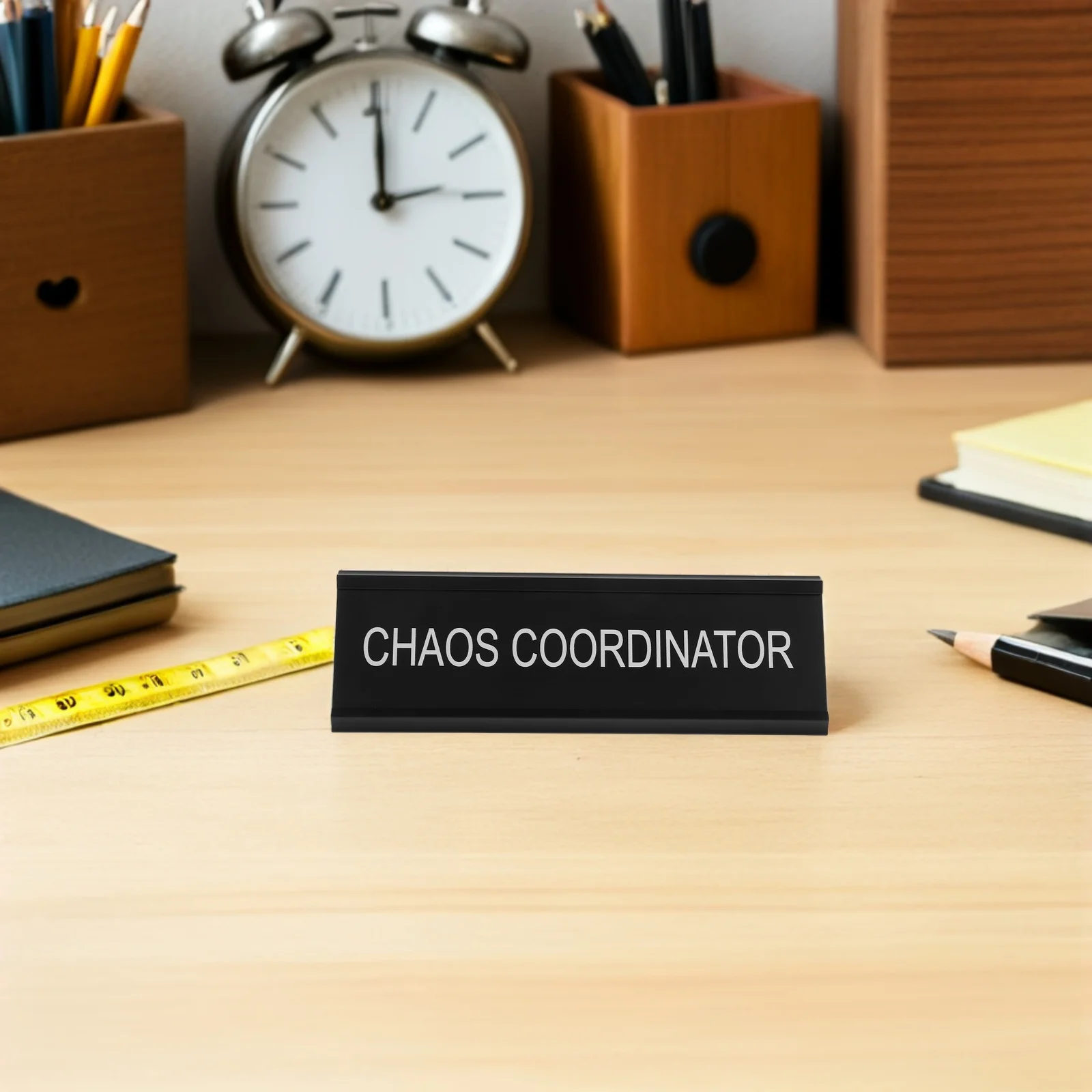 

2 Pcs Name Card Holder Stands Door Sign Conference Table License Plate Metal Desk