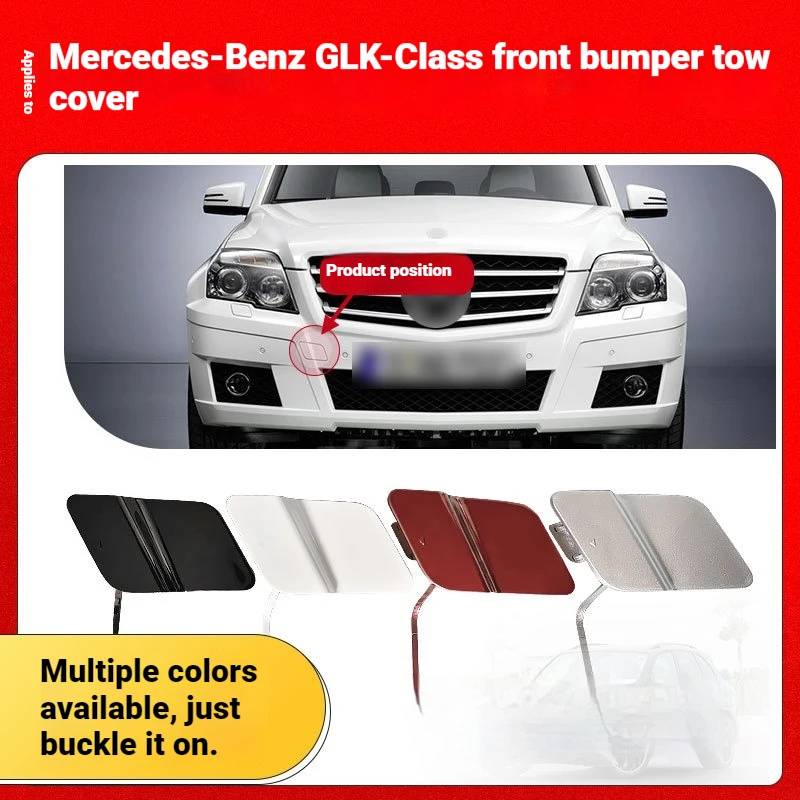 For Mercedes Benz GLK Front Safe Trailer Cover W204 Front Bar Tow Hook Plastic Cover 2048850224