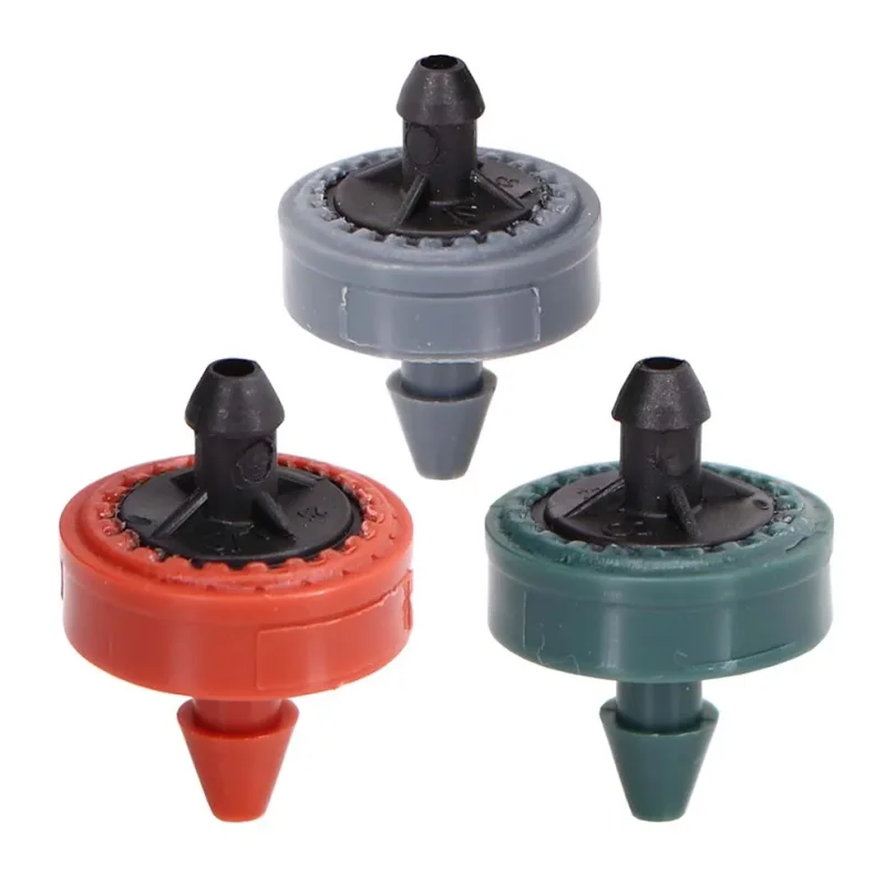 200-50pcs 2L 4L 8L Pressure Stable Flow Lawn Automatic Compensating Dripper Durable Compact Flexible Drip Irrigation Regulator