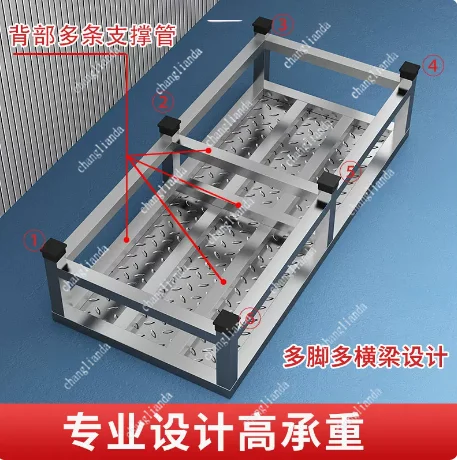 Stainless Steel Anti Slip Step Stool Heavy Duty Thickened Sturdy Foot Stool Home Kitchen Bathroom High Load Non Slip Safety Step image 6