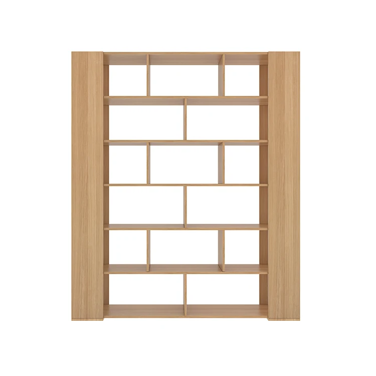 Bibliothèque rectangulaire en bois de haute qualité, 15 cubes, 6 couches, grande capacité, affichage ouvert, bibliothèque géométrique pour maison, hôtel