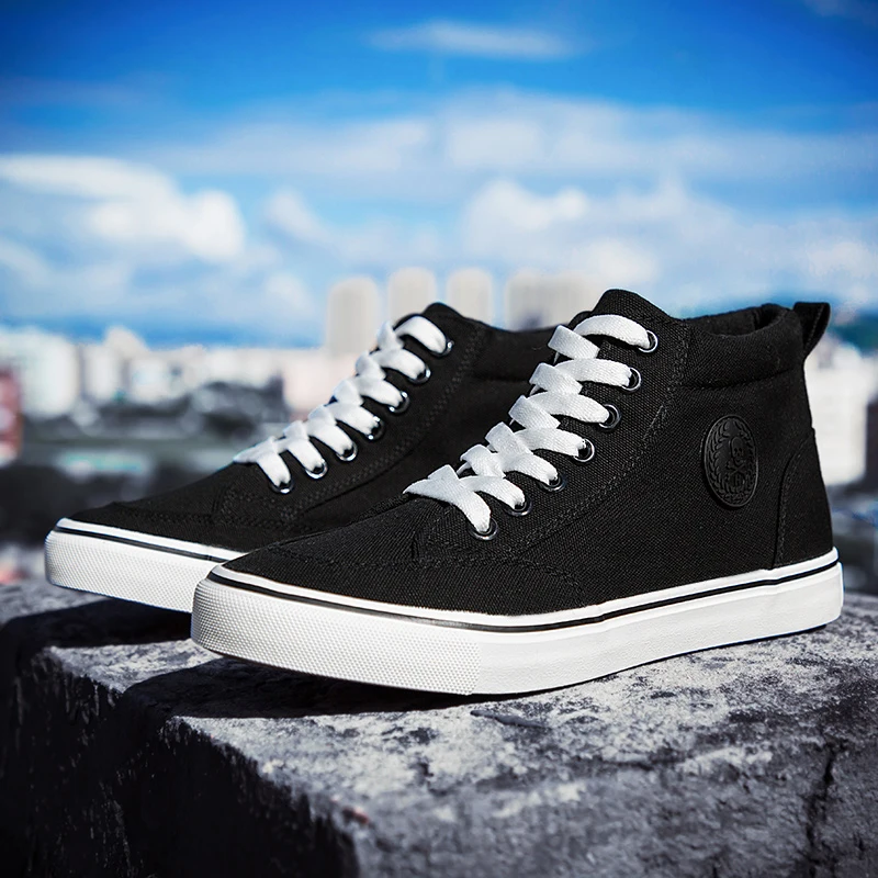 

Повседневная обувь для мужчин, противоскользящие высокие кроссовки для активного отдыха, мужские удобные мягкие дышащие повседневные кроссовки на шнуровке