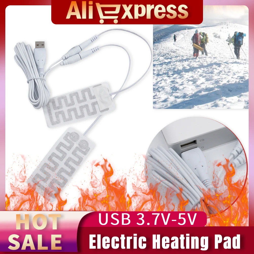 

Электрическая грелка из углеродного волокна, грелка для одежды, водонепроницаемая грелка для рук, ног, шеи, зарядка через USB для зимнего катания на лыжах на открытом воздухе