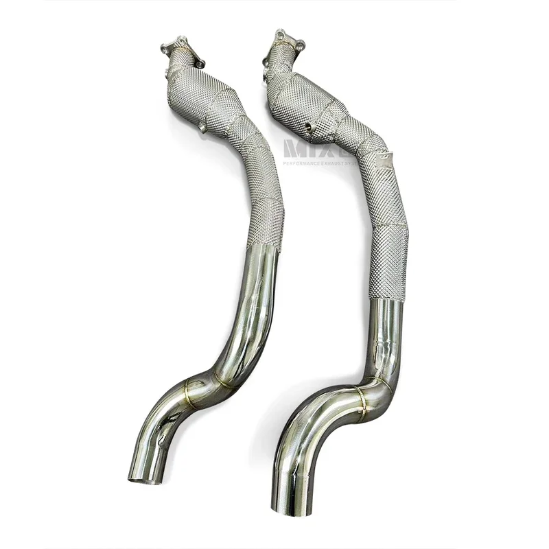 Mid Exhaust Pipe Update for Porsche Cayenne, High Quality Downpipe, 4.8 2010-2016, 958