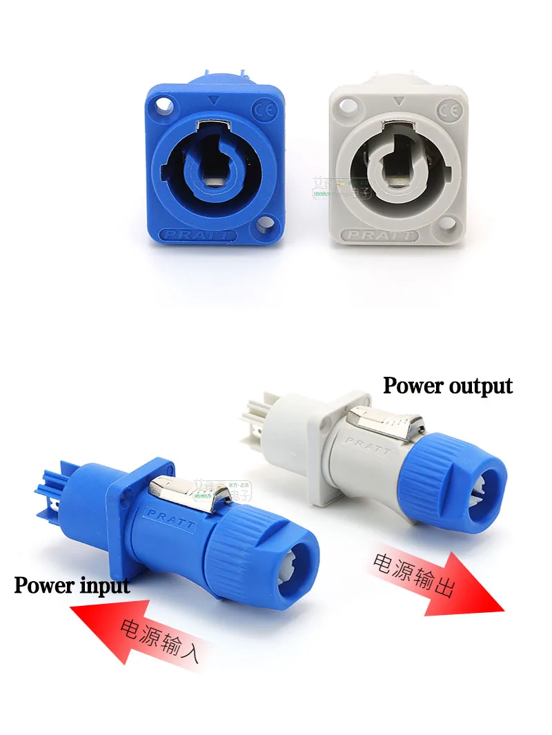 NAC3FCA Aviation Power Connector 20A Heavy-Duty for Audio/LED Display/Stage Light/Industrial Control，Secure Plug and Play