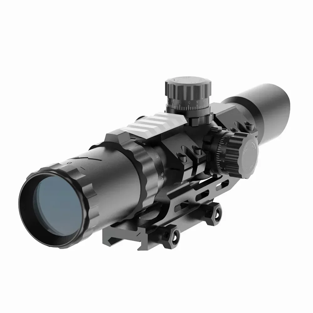 100% Original Northtac Optics Assault Optic 1-4X28 Riflescope illumination Scope /w Optical One Piece Mount