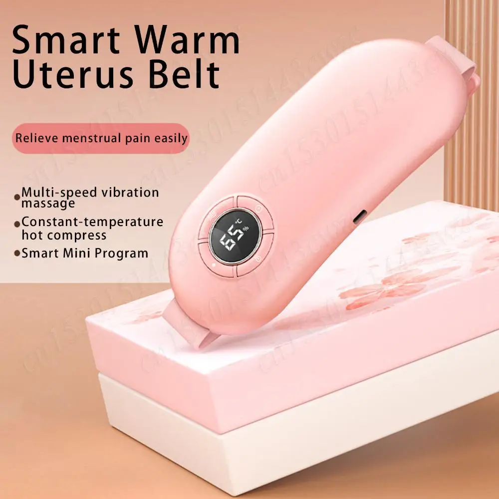 

Portable Heating Pad Type-C Charging Electric Menstrual Heating Pad Timing Heating Massage Waist Protector Essentials for Girls