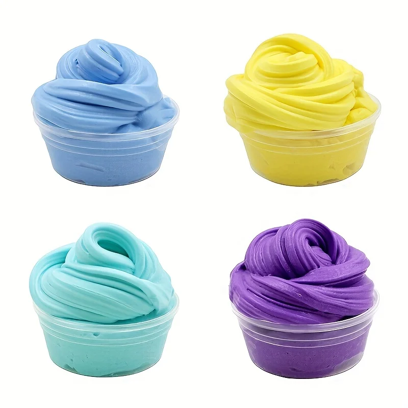 60ml Butter Slime Polymer Putty Non-Sticky Light Soft Cotton Charms For Diy Plasticine Supplies Modelling Birthday Party Favors