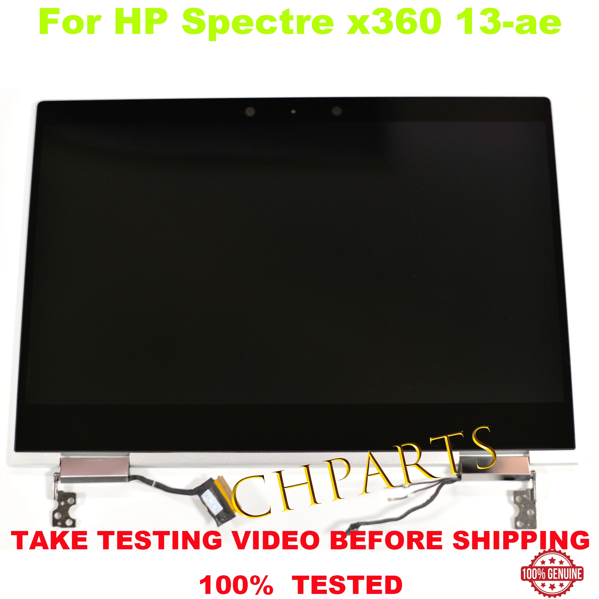 

13.3" For HP Spectre 13-ae 13-ae001tu 13-ae004na 13-ae004tur X360 Touch Screen LCD Full Assembly L02542-001 tpn-q199