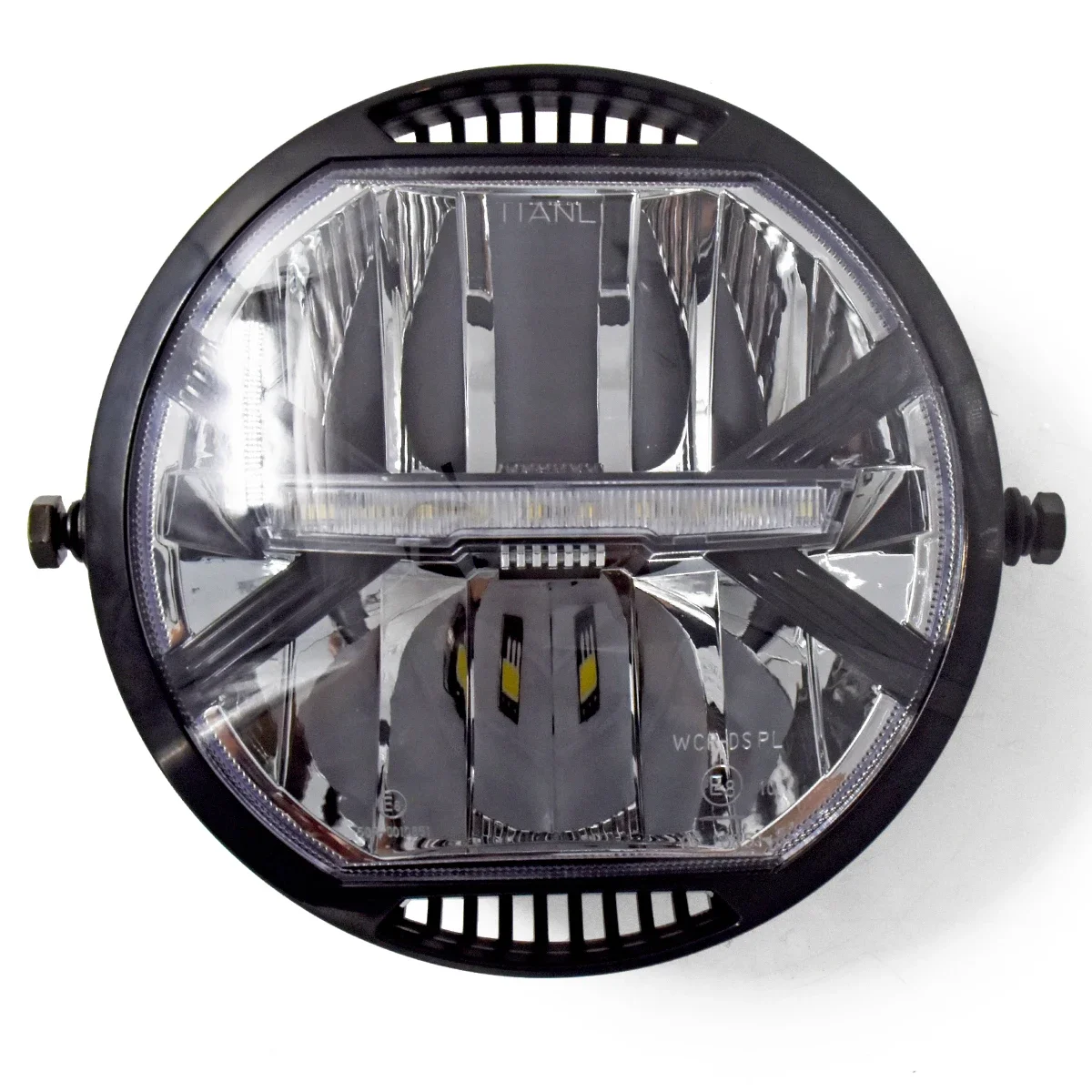 Hot Sales CE Certificated E8-stamp Universal Motorcycle Modern Retro Style Modification LED Headlight Driving Light