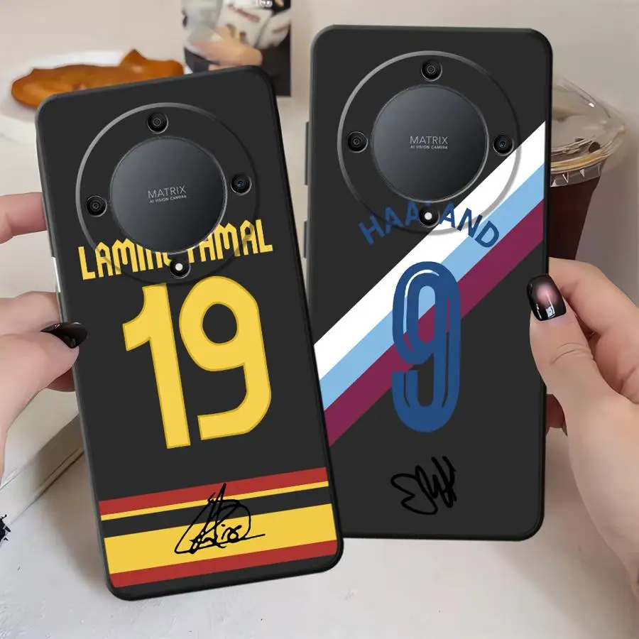 FootBall Number Soft Back Phone Cover Case for Honor 8X 90 Lite X9c X8 X9 70 X7a X9a X7