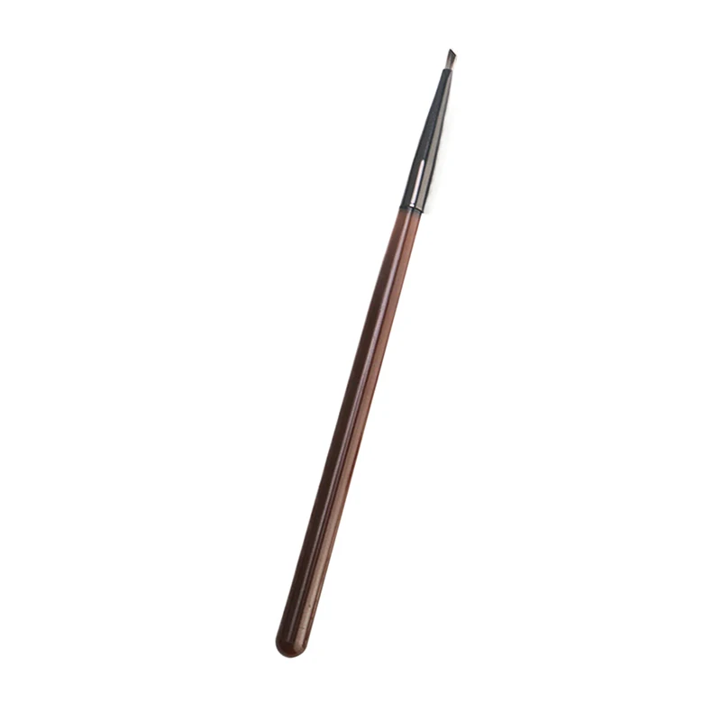 1 Uds. Pincel de pintura Triangular, pincel para decoración de uñas, líneas francesas, rayas, rejilla, flor, mariposa, bolígrafo de pintura triangular, herramientas de manicura