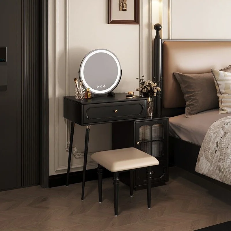 Vanity and storage integrated small apartment, side cabinet, bedroom vanity table
