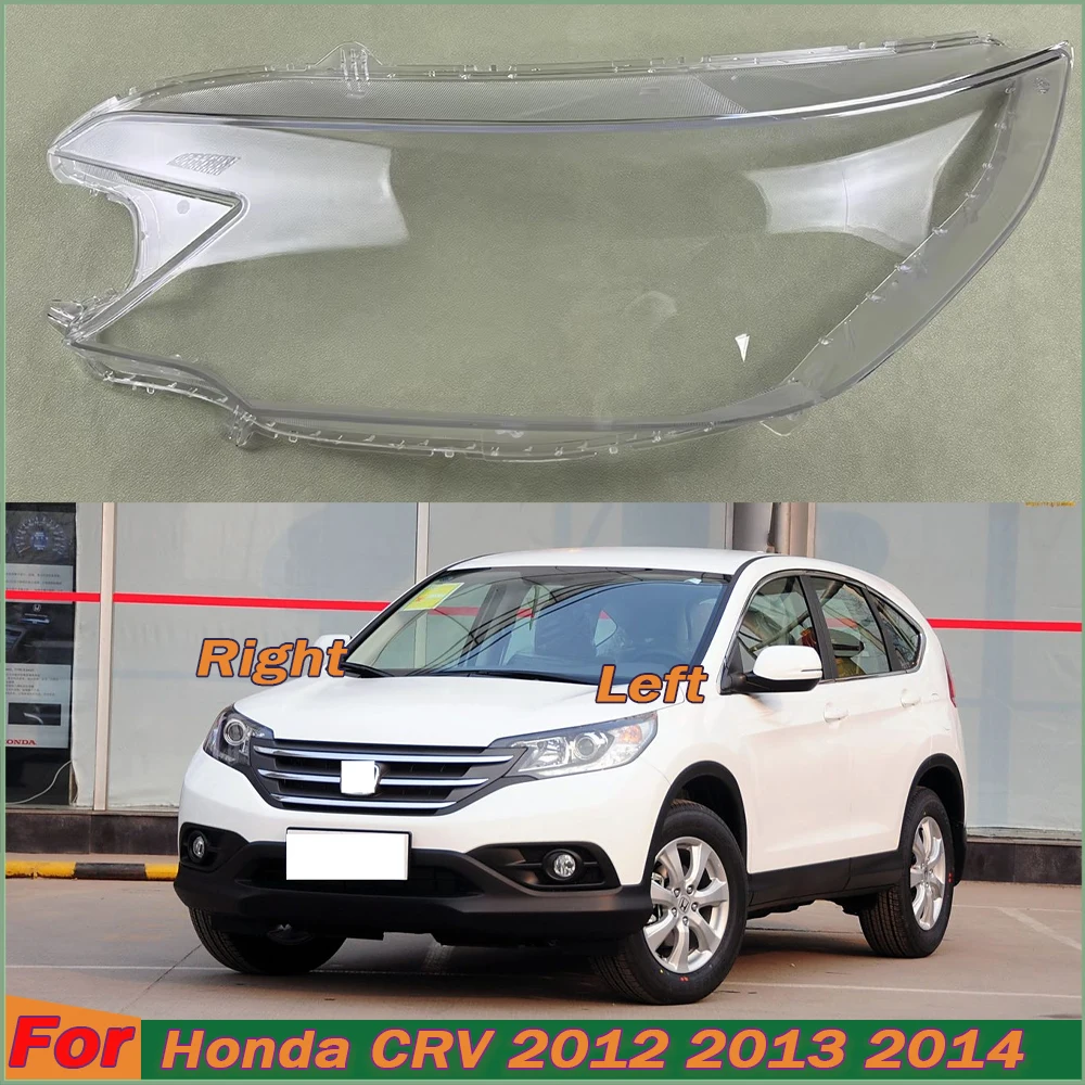 

For Honda CRV 2012 2013 2014 Front Headlight Cover Transparent Mask Headlamp Lamp Shell Plexiglass Replace Original Lampshade