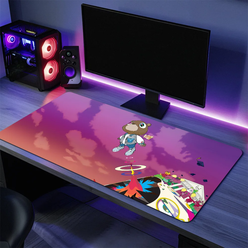 Album-Mauspads, Matte, rutschfest, Lockedge, für Büro, Studenten, Gaming, West, verdicktes Kanye, großes Schreibkissen, Maus-Sänger-Pad