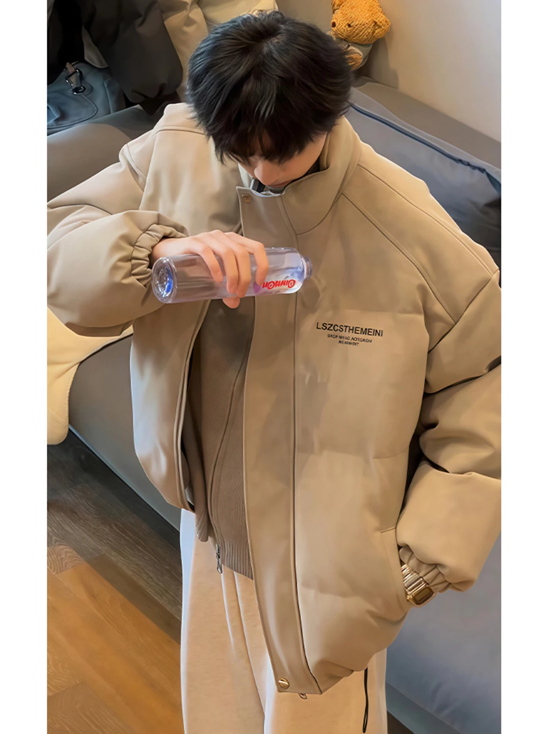 Men's Retro Waed Pu… - image