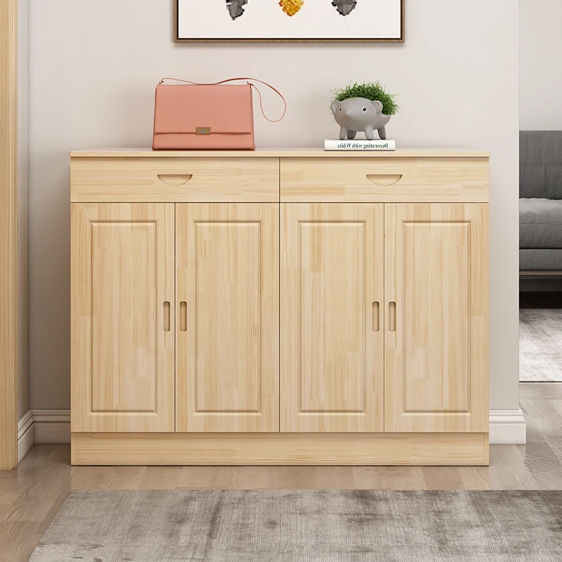 

Nordic Vintage Shoe Cabinet Solid Wood Modern Simple Large Capacity Shoe Cabinet Shoes Storage Rack Home Furniture Zapatero FYSC