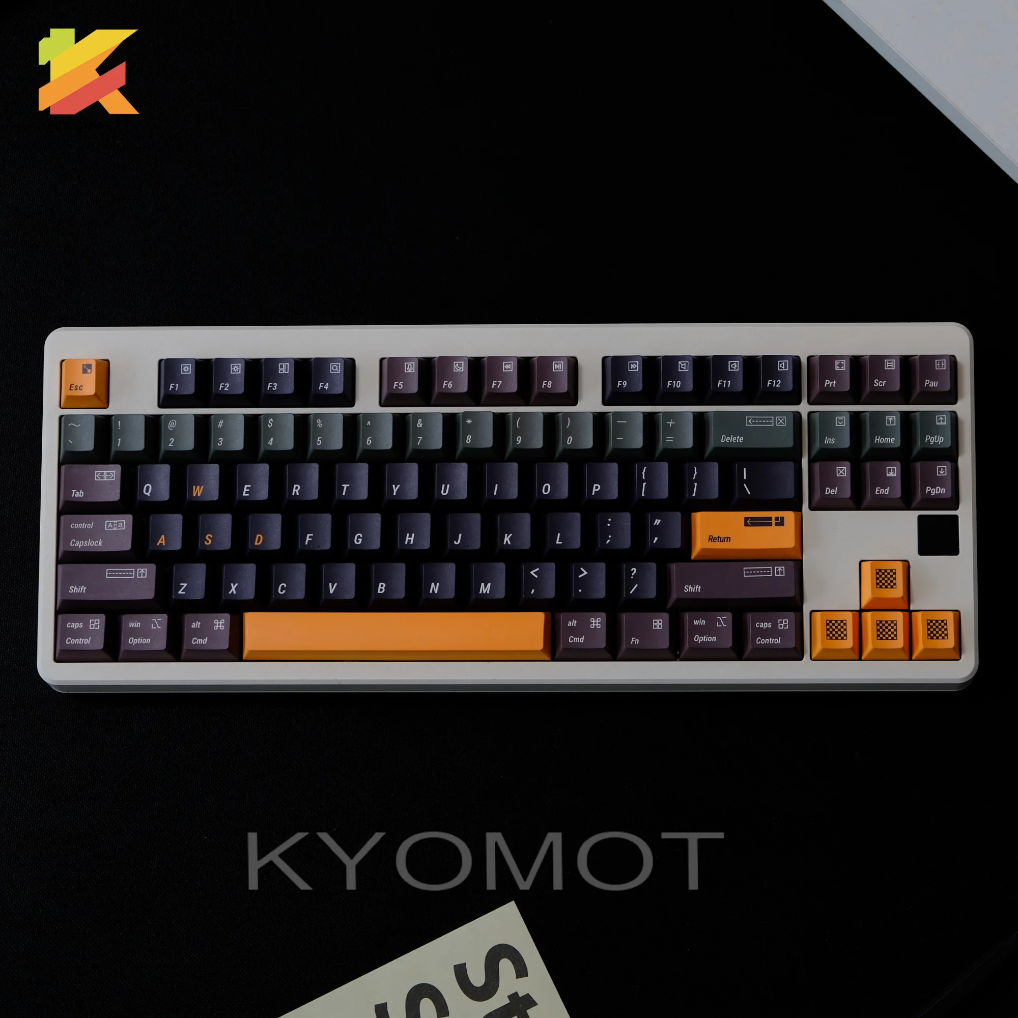 KYOMOT 150 Keys Resonance R2 Theme Keycaps Cherry Profile PBT Dye Sub Keycap for DIY Games MX Switch Mechanical Keyboard Caps