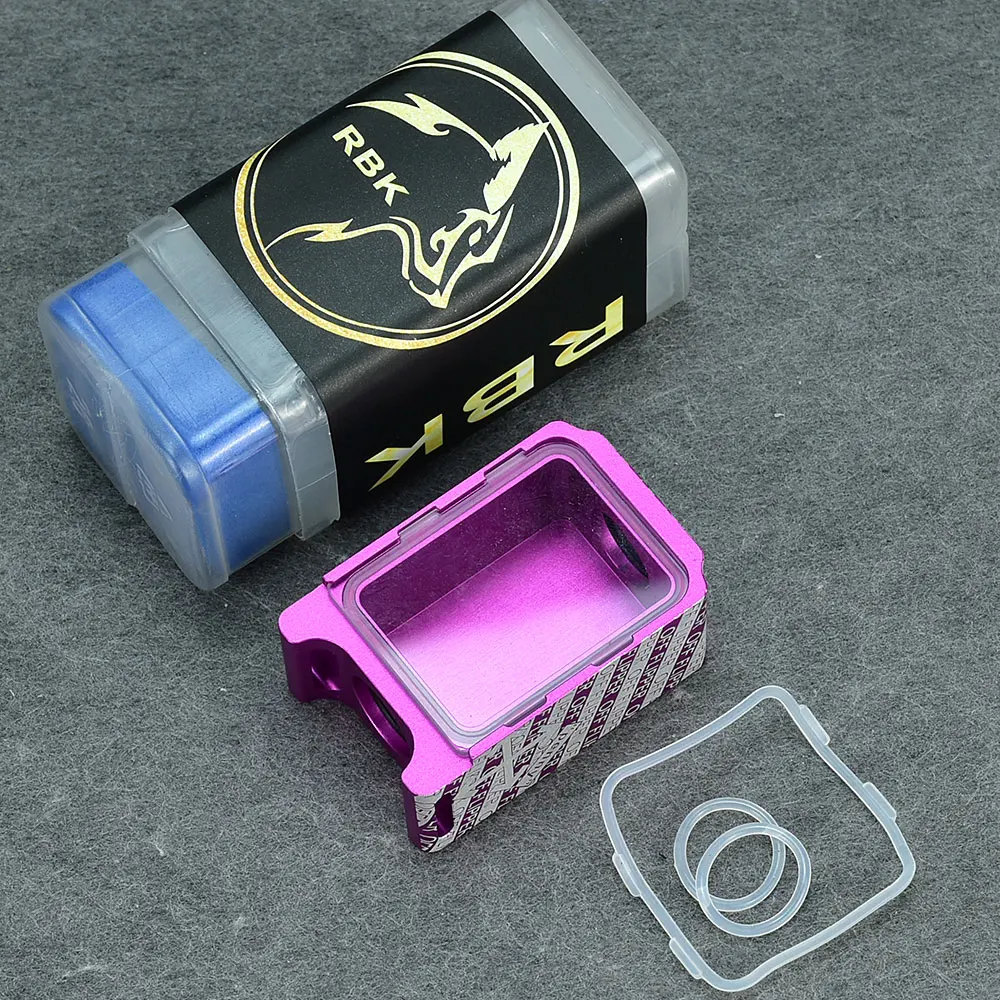 wolfcoolvape Monarchy Style Boro Tank vape boro tank Aluminum Penny Boro tank boro for SXK BB / Billet AIO Box Mod Kit