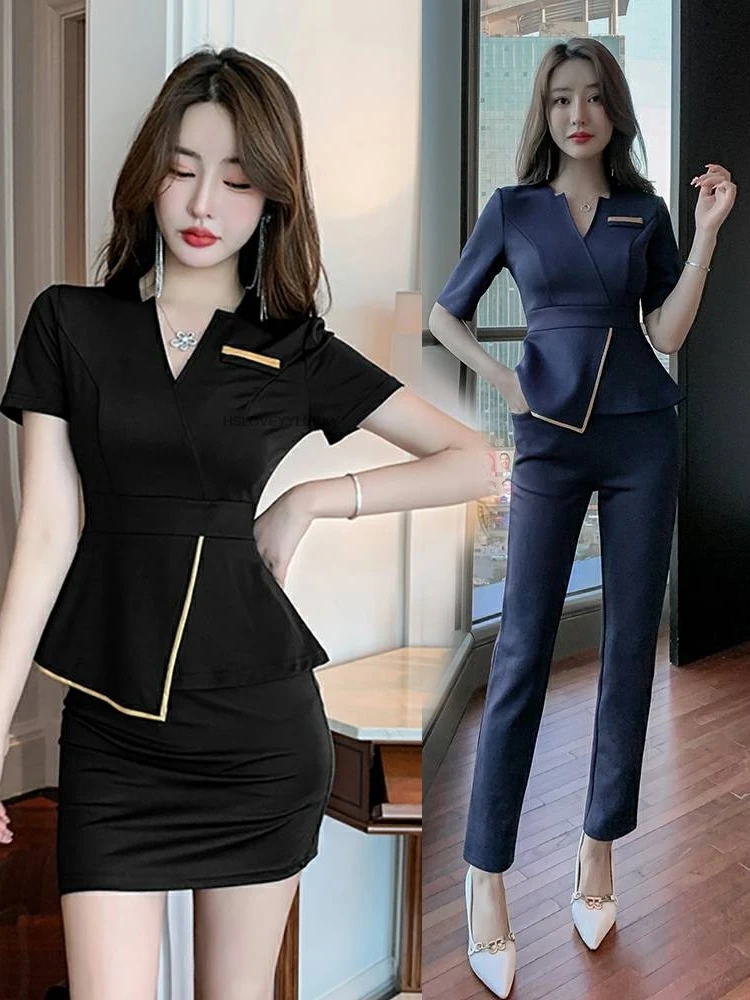 

Foot Bath Technician Work Clothes Women Beauty Salon Health Club Foot Therapy Spa Foot Massage Hotel Work Clothes Suit