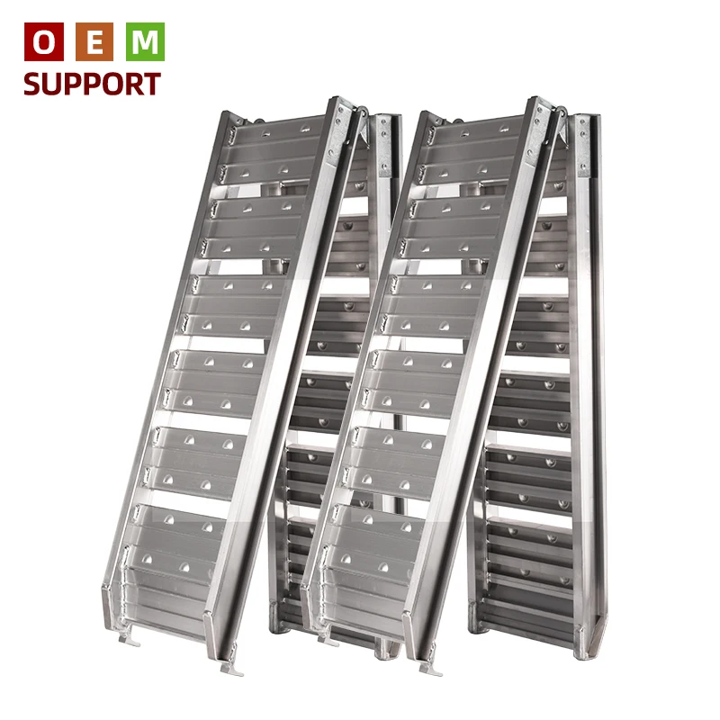 

KARLION 1.8m Heavy-Duty Aluminum Portable Folding Loading Ramp Safe & Easy Motorcycle Loading/Unloading