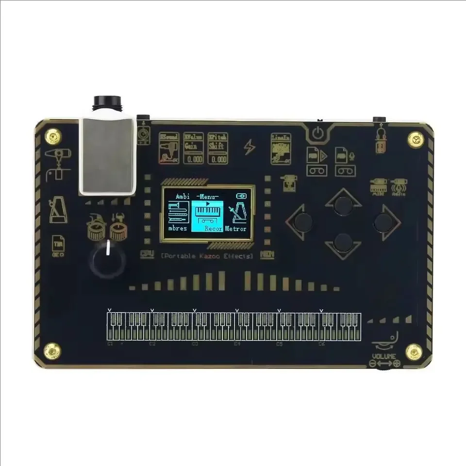 Portable 24-Bit 48kHz Stereo Kazoo Effector Comprehensive Dynamic Sound Quality Synthesizer Built-in 60+ Patches USB For MIDI