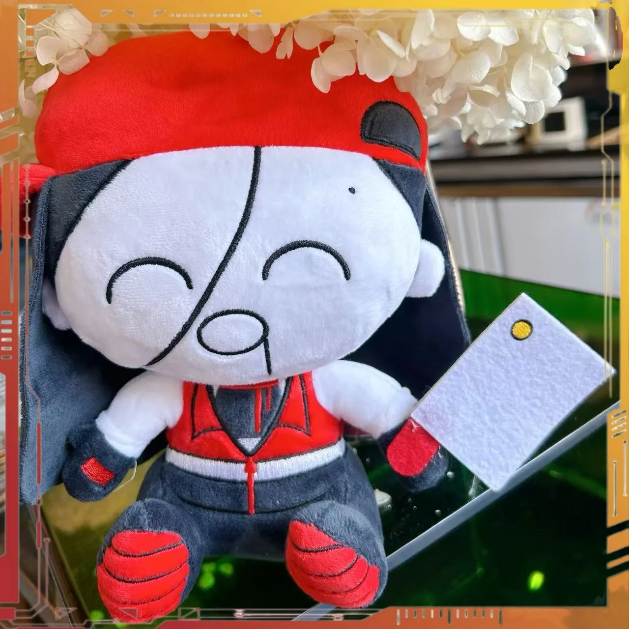 

20CM BUTCHER VANITY Plush Doll Toy Butcher Girl Plush Dolls Red Hat Toy Periphery Room Decoration Toy Gift