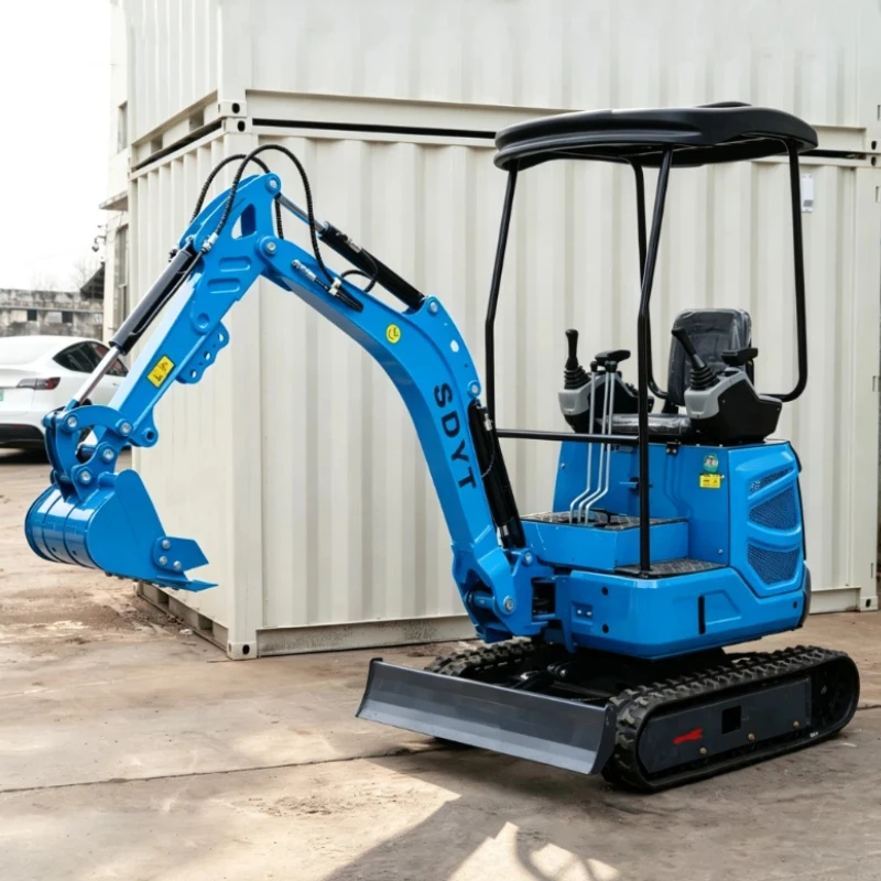 High Efficiency Ton Mini Excavator 1.5Ton Euro5 EPA Standard Customized Mini Excavator For Small Municipal Roadilding