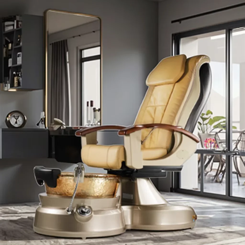 

Furniture Beauty Salon Furniture High Quality Spa Manicure and Pedicure Chair Foot Bath Massage Chair