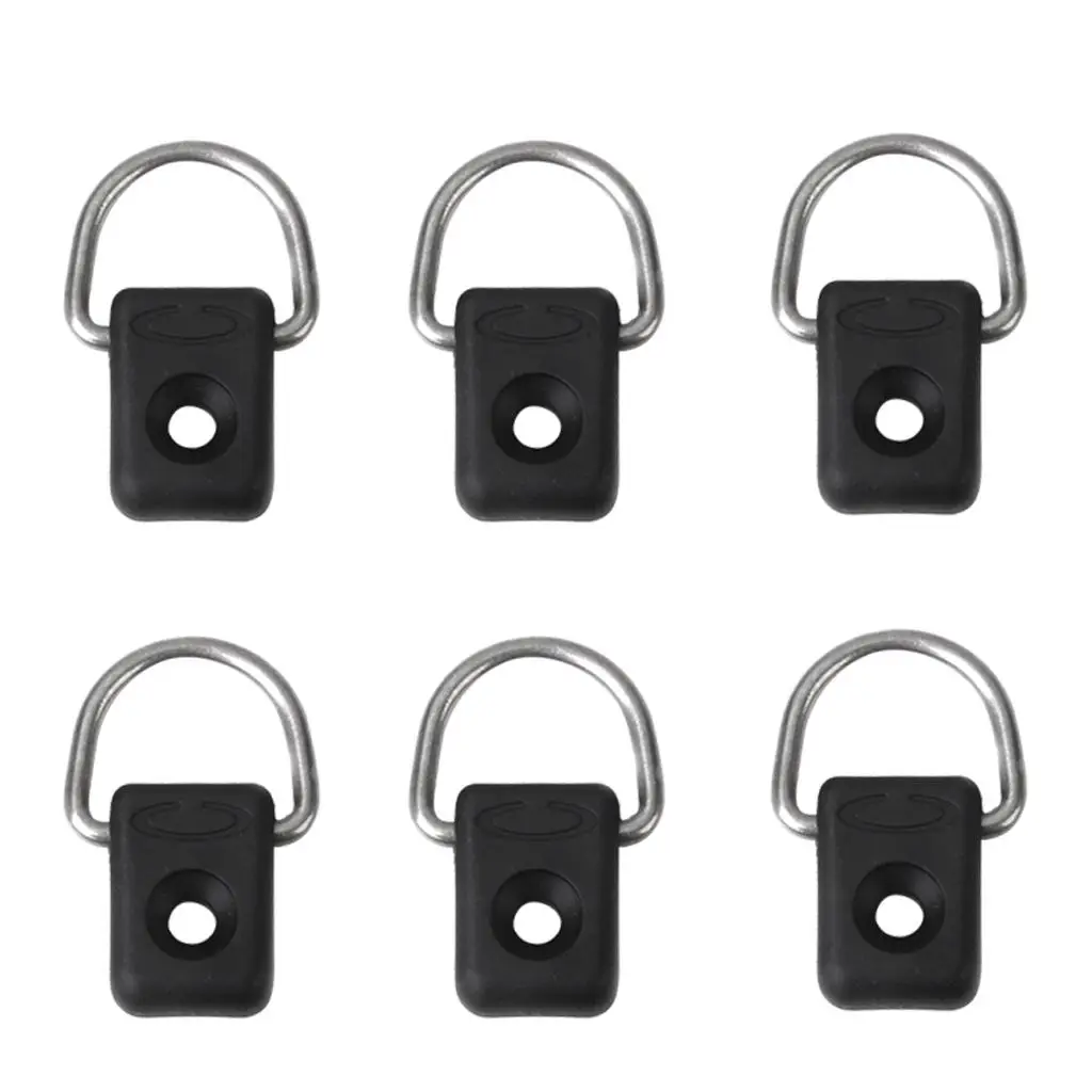 Anillo en D para Kayak, Soporte Ligero para Remo, Kit de Anillo en D para Canoa, Accesorios para Kayak de Pesca