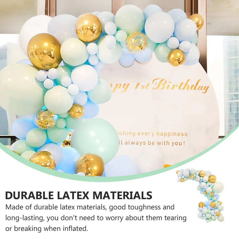 

126Pcs Wedding Balloons Set Colorful Latex Tough Party Decorations Balloon Garland Birthday Festival Wedding Balloons