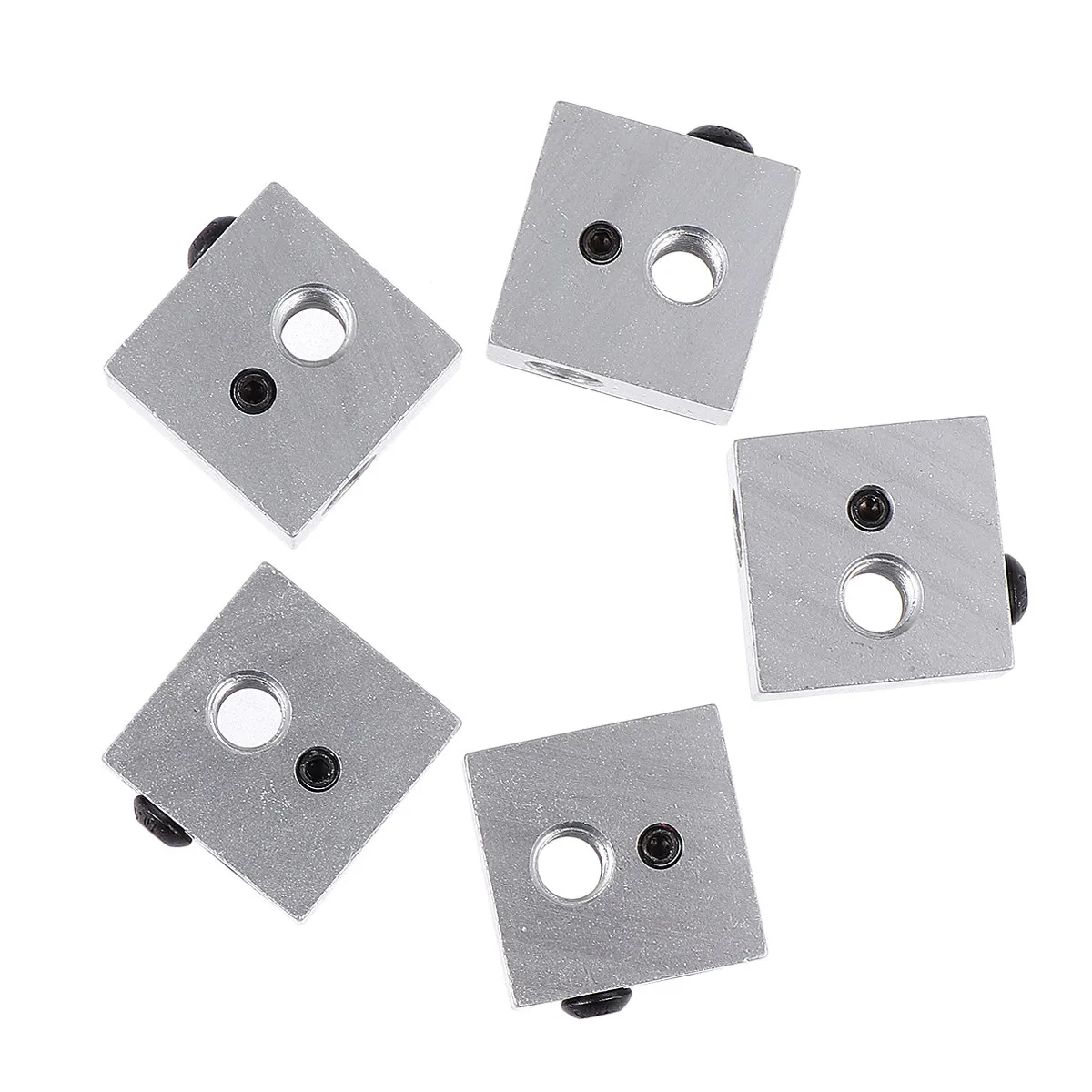 

Heating Block for 3D Printer Mk7 Mk8 Fast Evenly Heating Durable High Quality Environmental Protection 3D Printer Parts