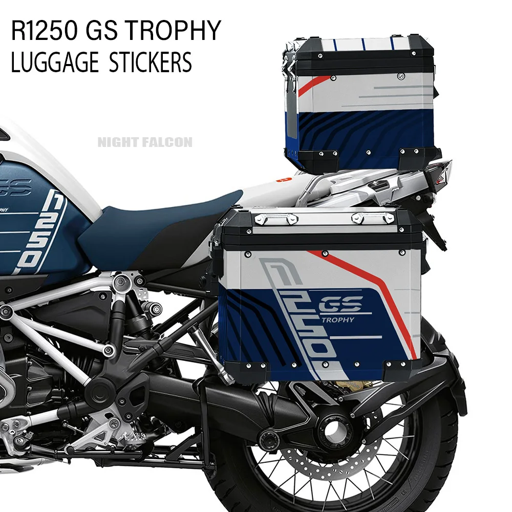 

For BMW R 1250 GS Adventure Trophy R1250 GS/ADV Sticker Motorcycle Suitcase Stickers Decals 2018 - 2023