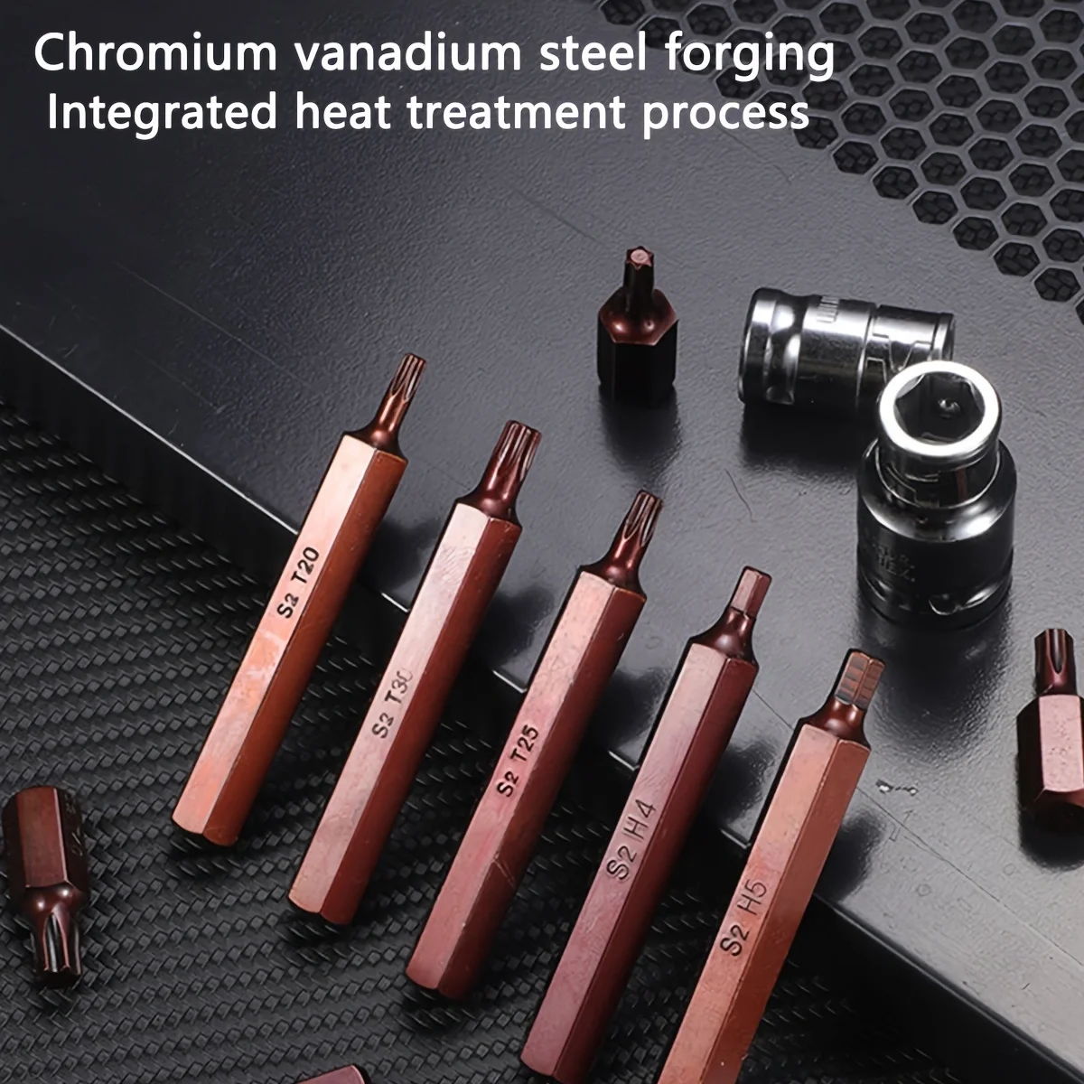 40pcs S2 Steel Torx Bit Set, Magnetic Star Screwdriver Bits with Security & Tamper Proof Head for Power/Hand Tool Kit