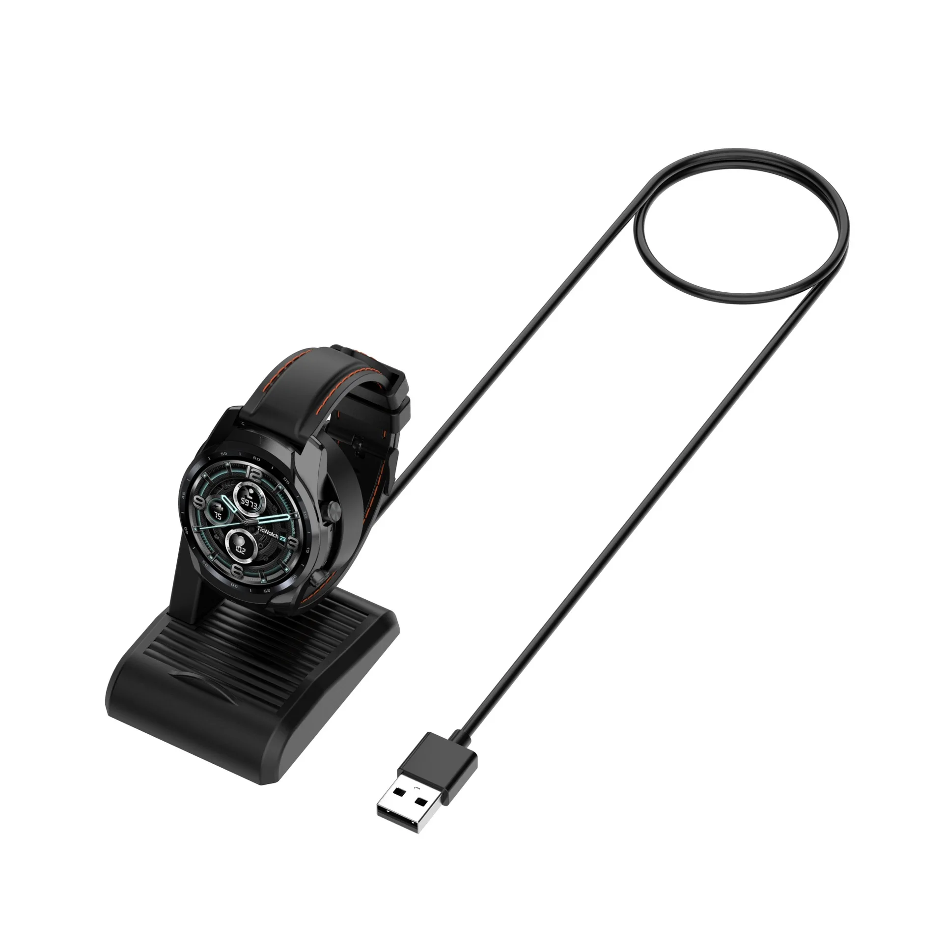 スマートウォッチドック充電アダプタ USB 充電ケーブル Ticwatch Atlas 