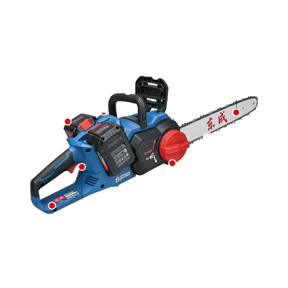New Arrival Portable Cordless Brushless Wood Cutter Chain Saw One-Handed Industrial Battery Power Logging Tool