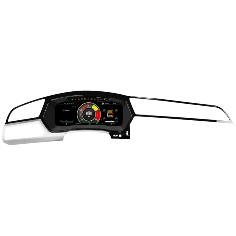 Hizpo 12,3-Zoll-Linux-Armaturenbrett für Volkswagen VW Touran MK2 (MQB-Plattform) 2015 - 2022, Android Auto LCD-Dashboard-Panel, virtuelles Cockpit, CarPlay, 1920*720 IPS-Bildschirm