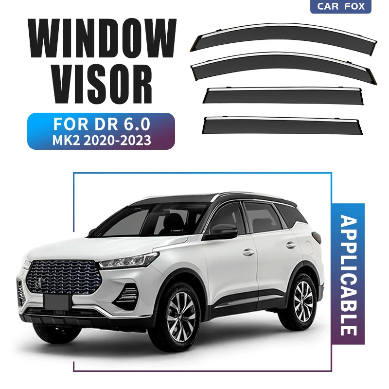 

For DR Automobiles F35 DR 6.0 Window visor Weather Shield Side Window Deflector Car windshield weather shield Car accessories