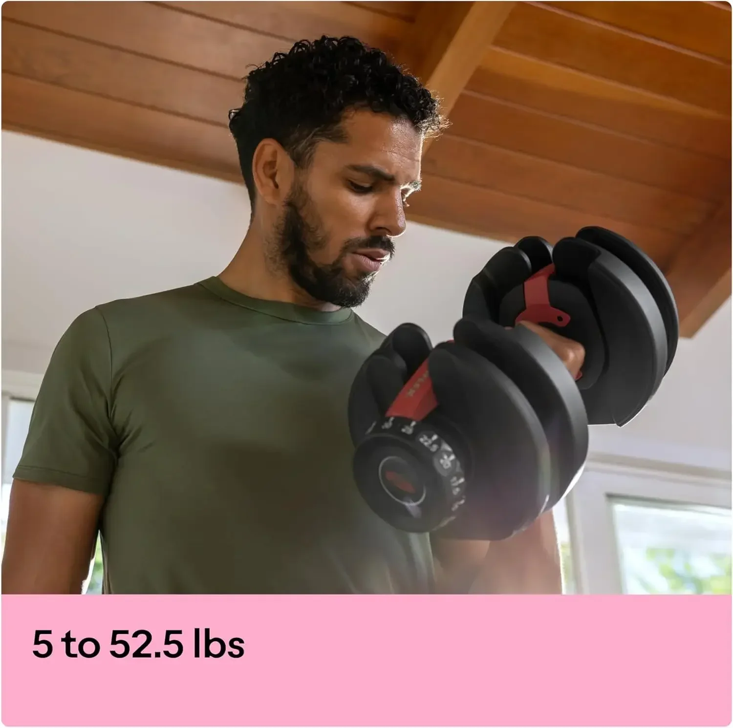 SelectTech 552 Adjustable Dumbbells，105 Pounds，Alloy Steel image 4