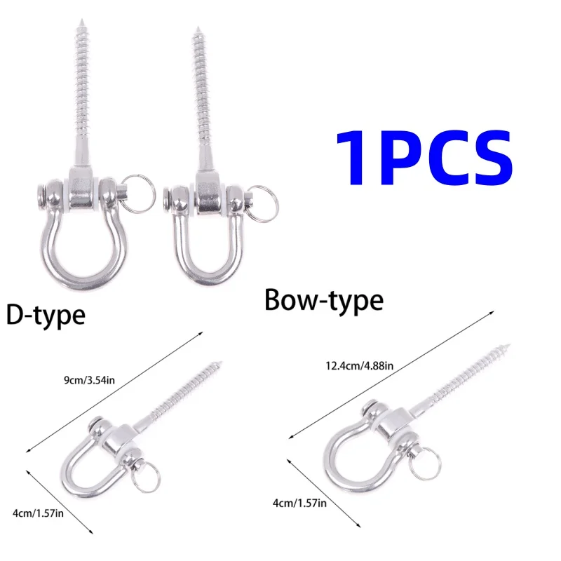 Heavy-Duty Swing Hooks - Durable Stainless Steel Hangers For Hammocks Porch Swings Punching Bags