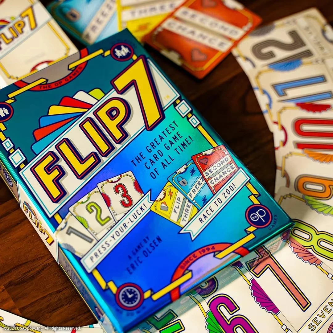 

FLIP 7 Card Game - Family & Friends Fun 3+ Players Party Night Interactive Board Game Parent-Child Interaction New Excitement
