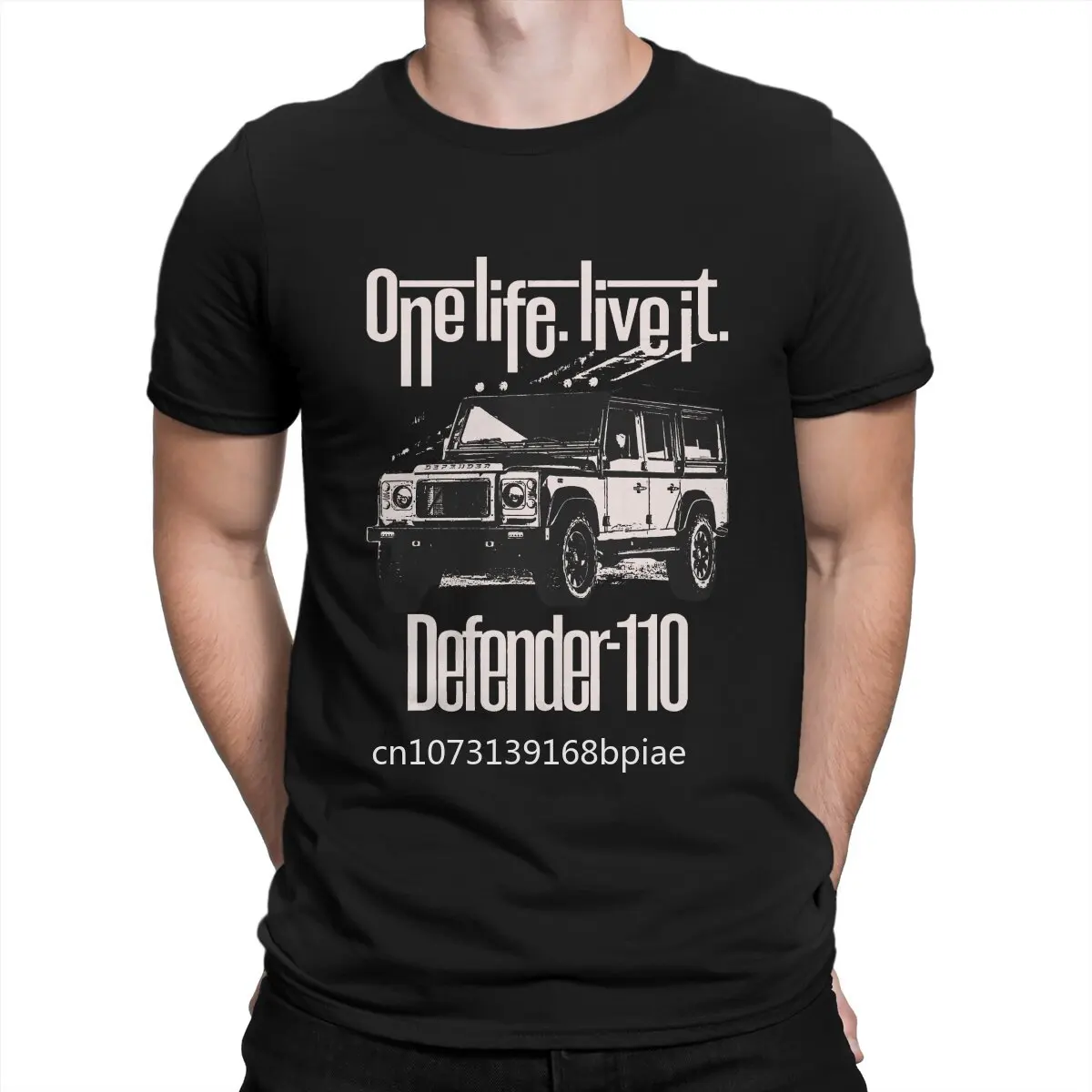 Men Land Rover Defender 110 T Shirts Land Rover SUV 100% Cotton Clothing Funny Short Sleeve O Neck Tee Shirt Classic T-Shirts