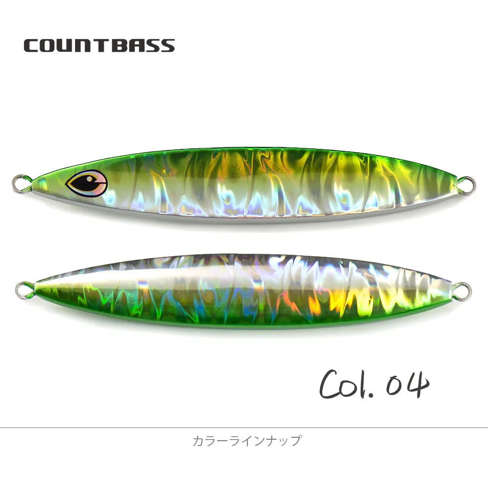 COUNTBASS 155 g 5,5 Unzen Slow Jigs Metall tiefes Salzwasser-Angelköder Snapper Vertikale Aktion – Detail 11