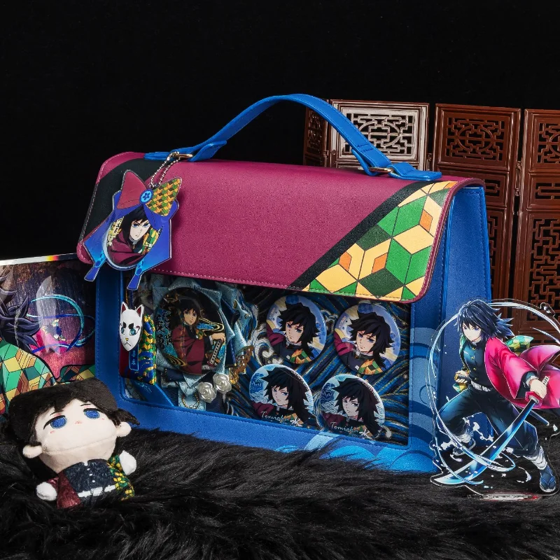 

Новый аниме Demon Slayer DIY Itabag японская двухмерная сумка через плечо на одно плечо рюкзак подарок для друзей женская сумка