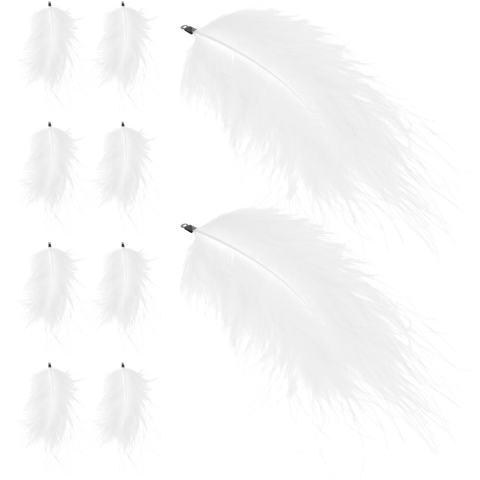 

50Pcs Dream Catcher Materials White Turkey Soft Elegant Wedding Party Craft Plume Supplies Party Plumes