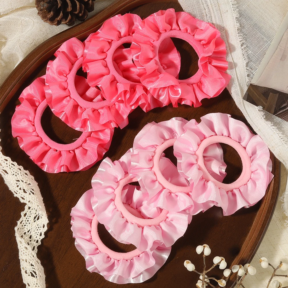 8 Stück/Set gewebtes Stirnband ohne Beschädigung, elastischer Pferdeschwanz-Fixierer, geeignet für Mädchen und Frauen, für den täglichen Gebrauch, Haarringe, Accessoires – Detail 11