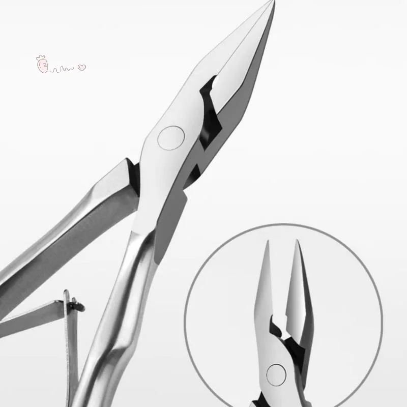 [TW] 1 Stuks Rechte Blade Teennagelknipper Voor Trimmen Dikke Ingegroeide Teennagels Strass Remover Manicure Tool