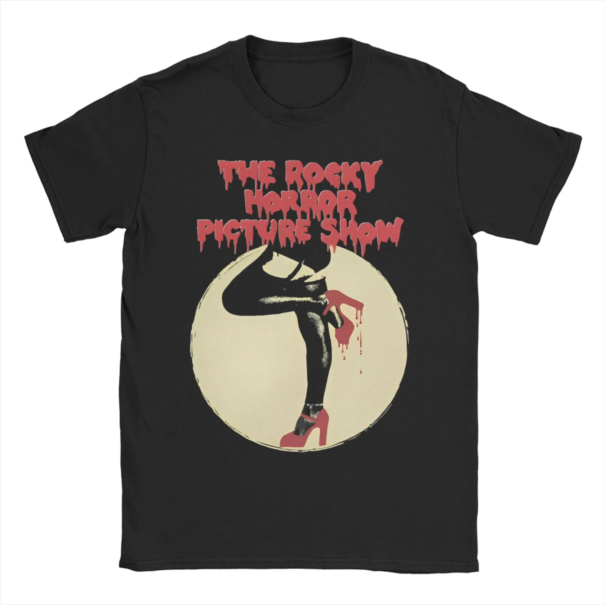 

Men T-Shirts The Rocky Horror Show Vintage Pure Cotton Tees Short Sleeve Picture Show T Shirts Crewneck Clothing New Arrival