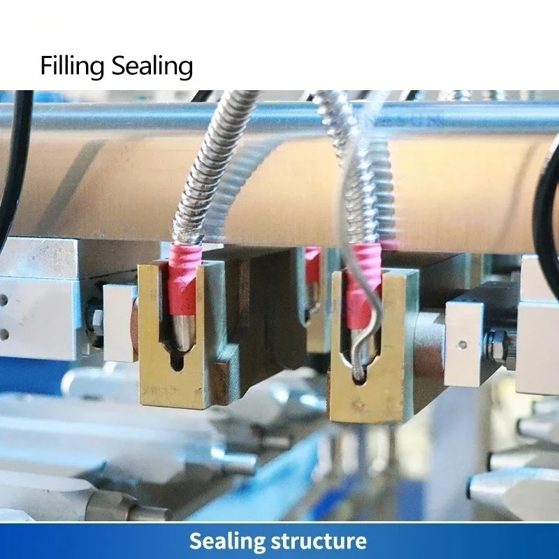 Готовая упаковочная машина для наполнения пакетов Горизонтальное оборудование для наполнения и запечатывания жидкостей ZS-AFS03L